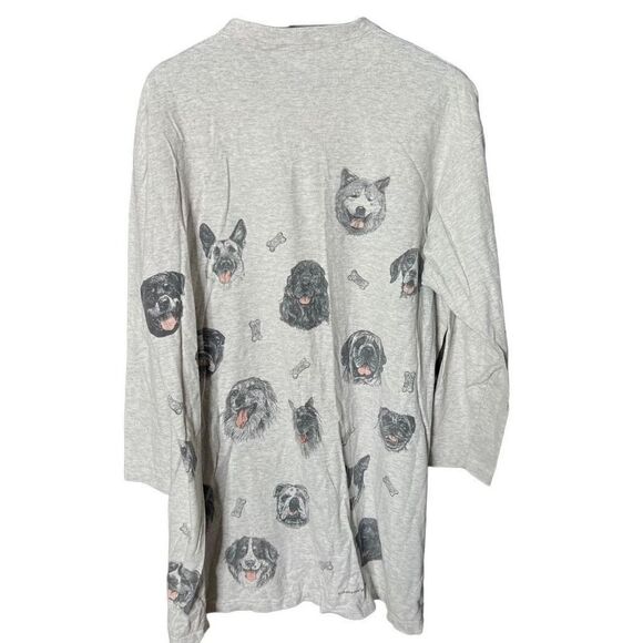 VTG 1995 Relevant Products All Over Dogs Shirt USA OS - Picture 4 of 6